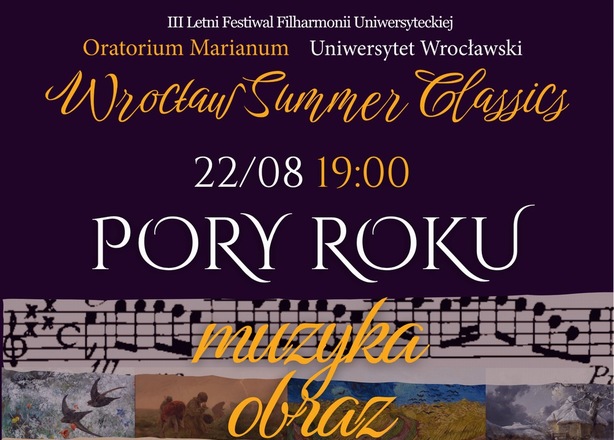 Bilety na  Pory Roku – muzyka, poezja, obraz