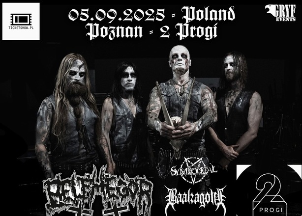 Bilety na  Koncert Belphegor / Symbolical / Baalzagoth, Poznań klub 2 Progi